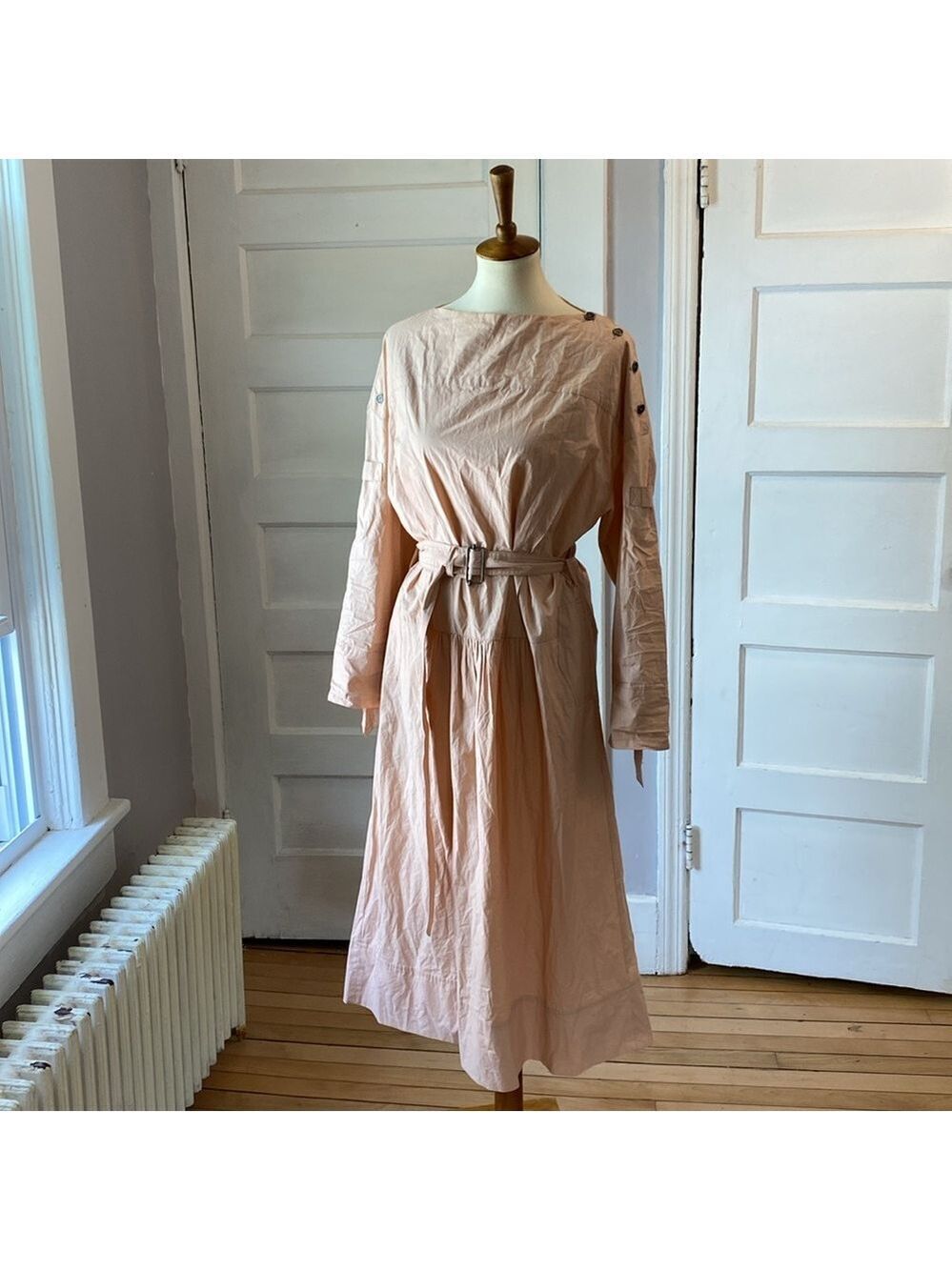 NWT Zara SRPLS Limited Edition Belted Dress, Size L - Picture 6 of 17